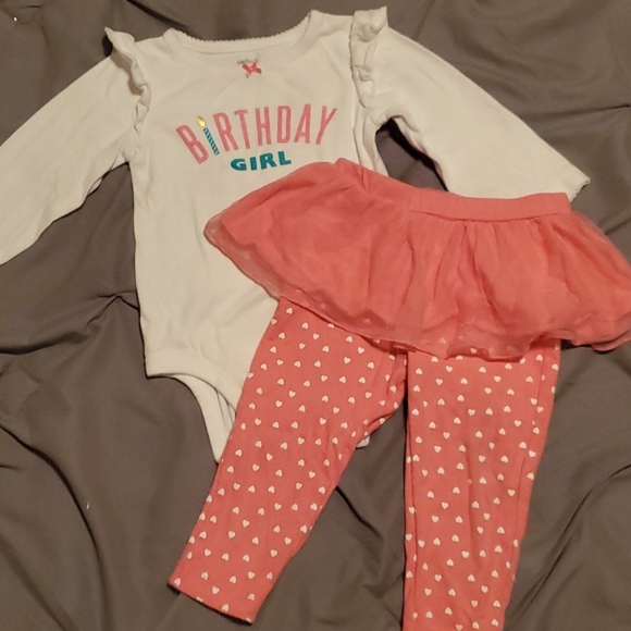 Carter's Other - EUC 12M Birthday Girl Outfit